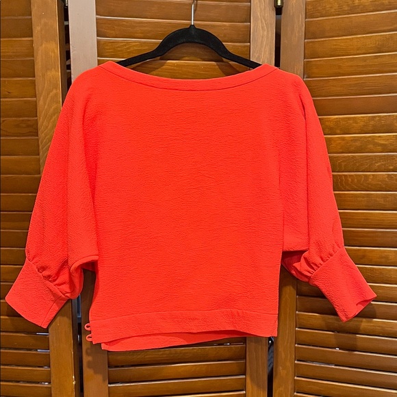 Rachel Comey orange Red Batwing Sleeve Top - Picture 3 of 12